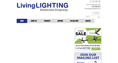 Desktop Screenshot of livinglightingetobicoke.com